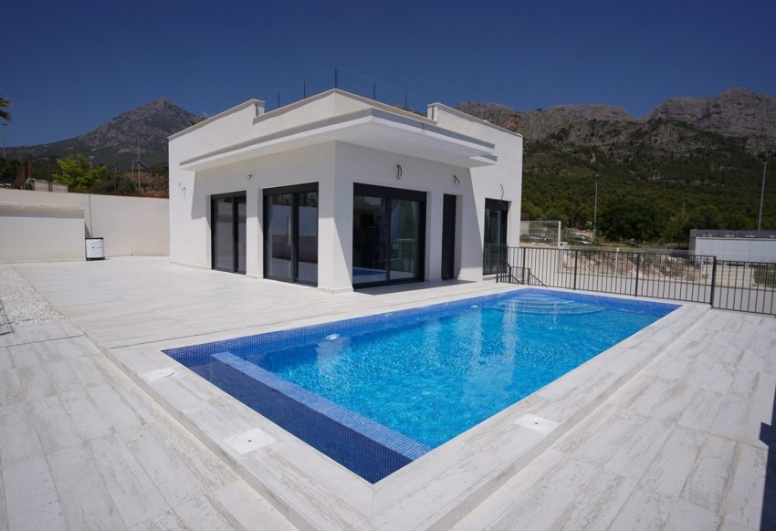 Obra nueva - Villa -
Polop - La Alberca