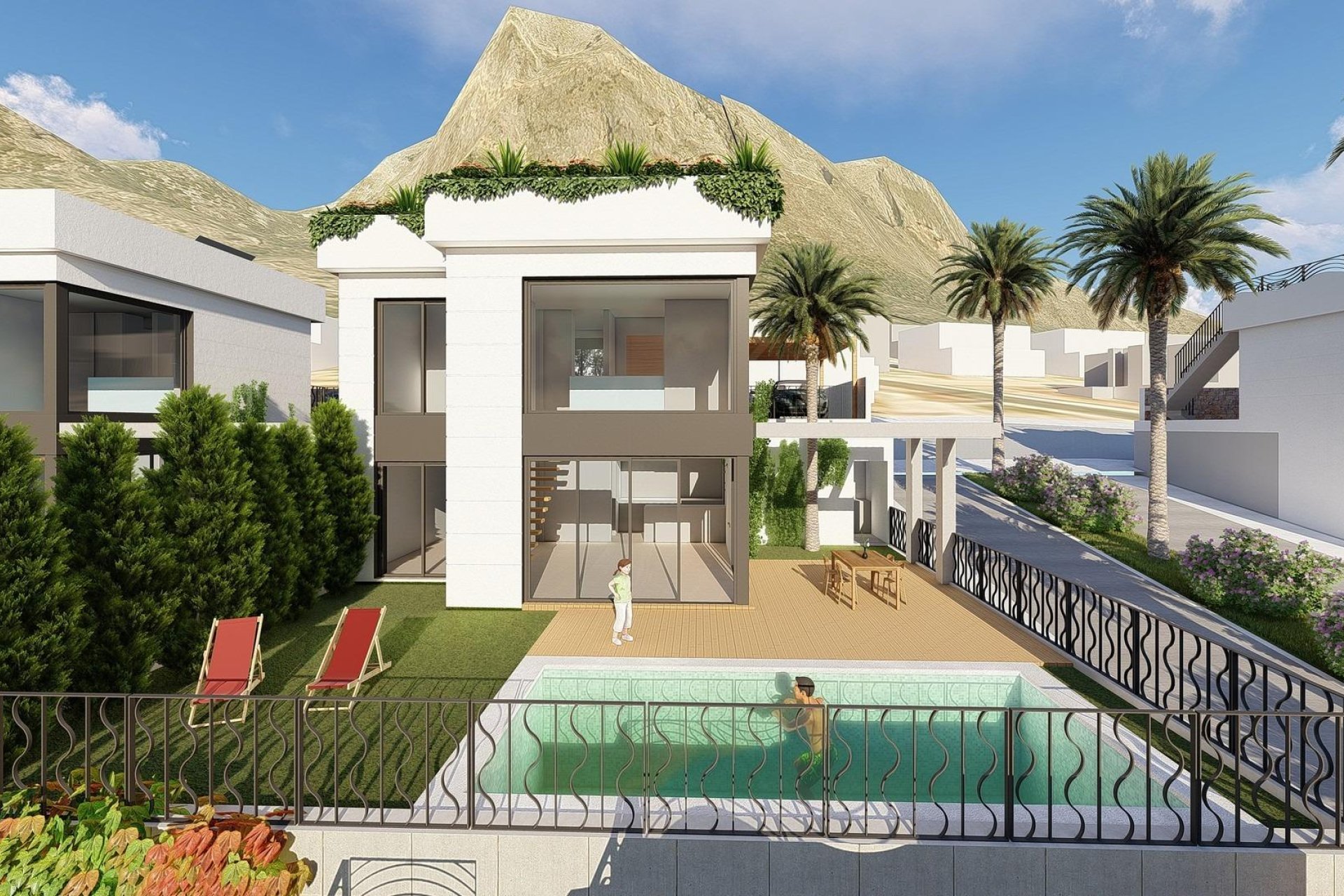 Obra nueva - Villa -
Polop - Urbanizaciones