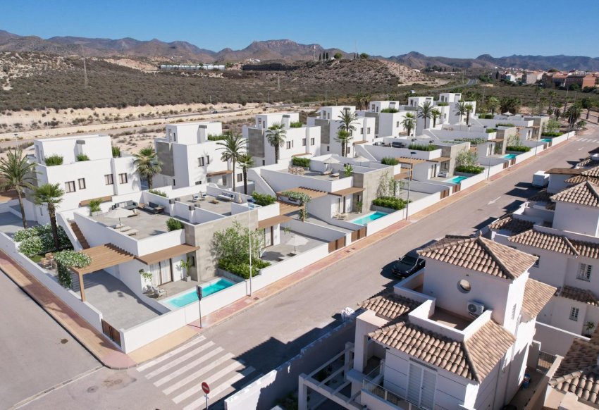 Obra nueva - Villa -
Puerto de Mazarron - Caleñares