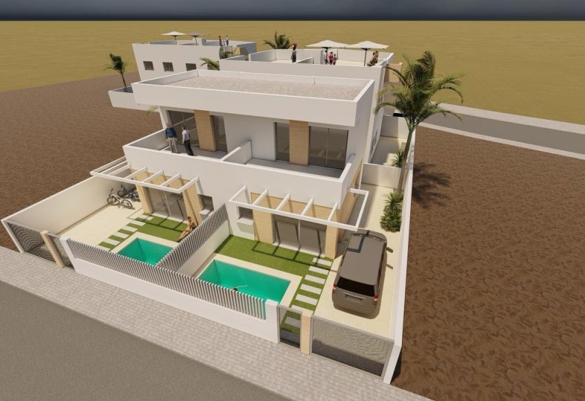 Obra nueva - Villa -
Puerto de Mazarron - Mar De Plata