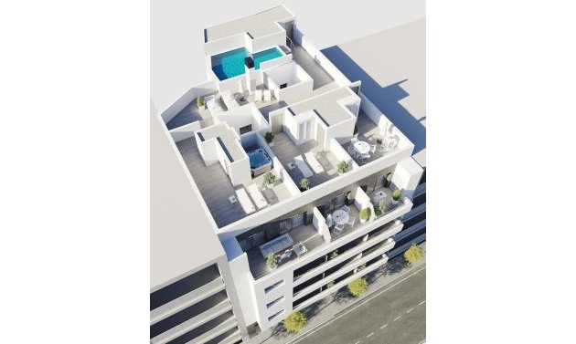 Wohnung - Neue Gebäude - Torrevieja - Centro