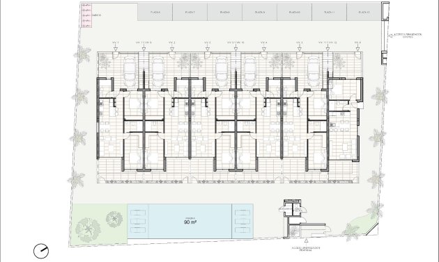 New Build - Bungalow -
Pilar de la Horadada - pueblo