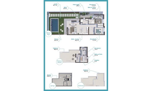 New Build - Townhouse -
Los Alcázares - Torre del Rame