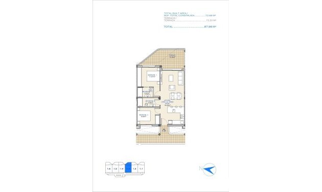 New Build - Apartment -
Los Alcázares - Serena Golf