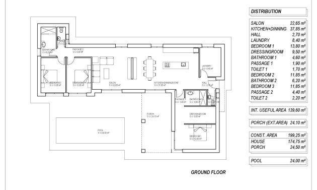 Obra nueva - Villa -
Pinoso - Lel