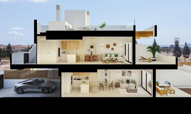 New Build - Apartment -
Los Alcázares - Torre del Rame