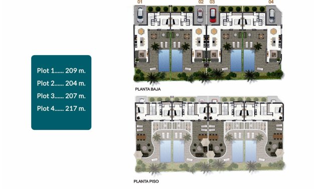 New Build - Townhouse -
Almoradí - Las Heredades