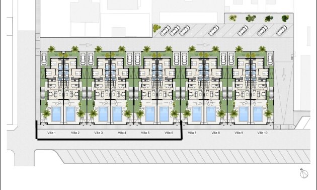 New Build - Townhouse -
Los Nietos - Los Nietos playa