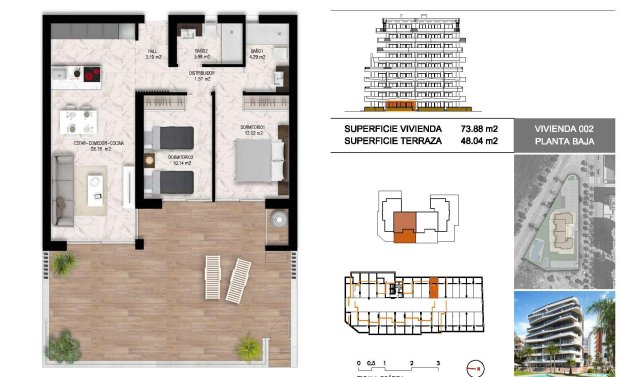 New Build - Apartment -
Guardamar del Segura - Puerto