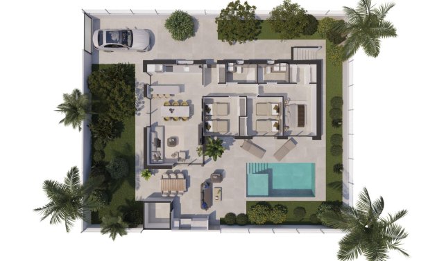 New Build - Villa -
Polop - Alberca