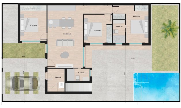 New Build - Townhouse -
Torre Pacheco - Roldán