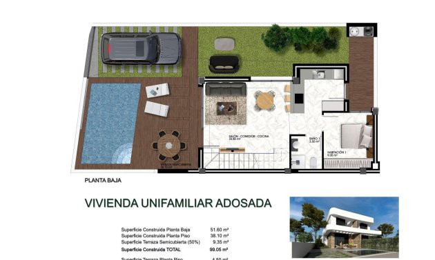 New Build - Townhouse -
Los Montesinos - La Herrada