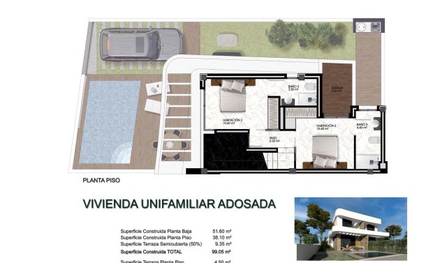 New Build - Townhouse -
Los Montesinos - La Herrada