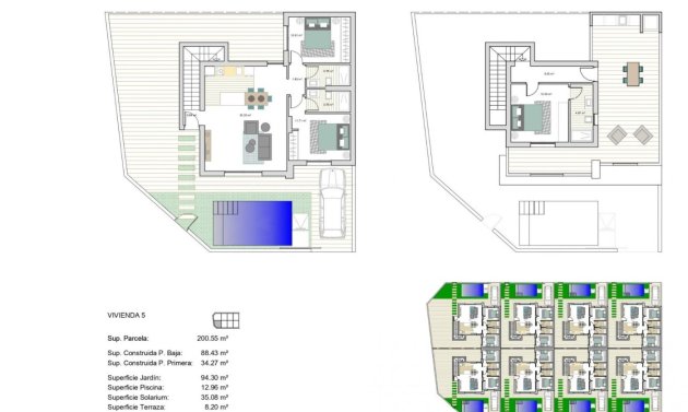 Nybyggnation - Radhus -
Torre Pacheco - Roldán
