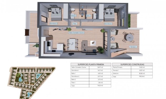 New Build - Bungalow -
Torrevieja - Los Balcones