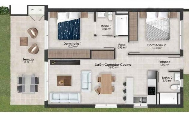New Build - Apartment -
Alhama de Murcia - Condado De Alhama Golf Resort