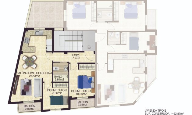 New Build - Apartment -
Jacarilla - pueblo