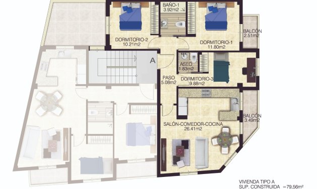 Obra nueva - Apartamento -
Jacarilla - pueblo