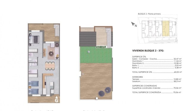 New Build - Bungalow -
Pilar de la Horadada - pueblo