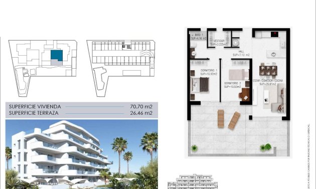 New Build - Apartment -
Pilar de la Horadada - Mil Palmeras