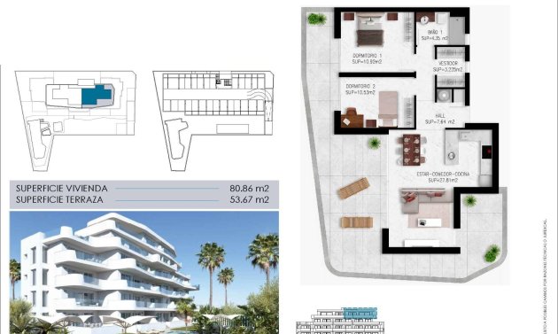 New Build - Penthouse -
Pilar de la Horadada - Mil Palmeras