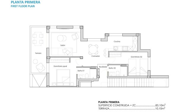 Obra nueva - Apartamento -
Torre Pacheco - Santa Rosalia Lake And Life Resort