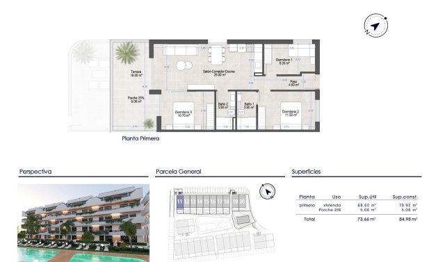 Obra nueva - Apartamento -
San Javier - Santiago De La Ribera