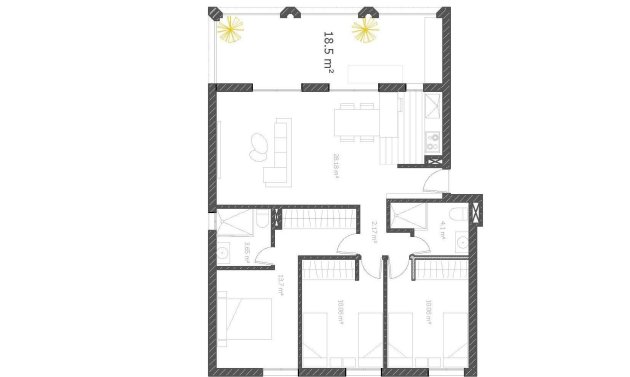 Obra nueva - Apartamento -
Villajoyosa - Cala Mallaeta