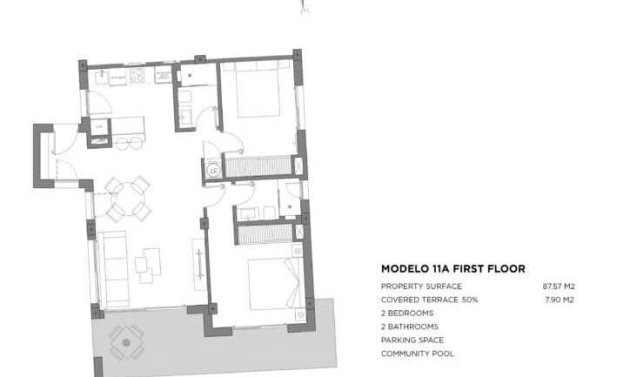 Obra nueva - Apartamento -
Los Alcázares - Parque Diana