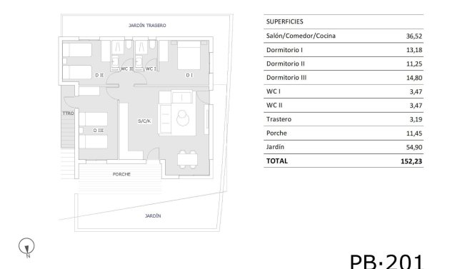 Obra nueva - Bungalow -
San Miguel de Salinas - Pueblo