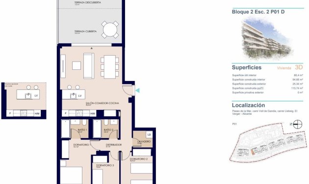 New Build - Apartment -
Denia - Playa de La Almadraba