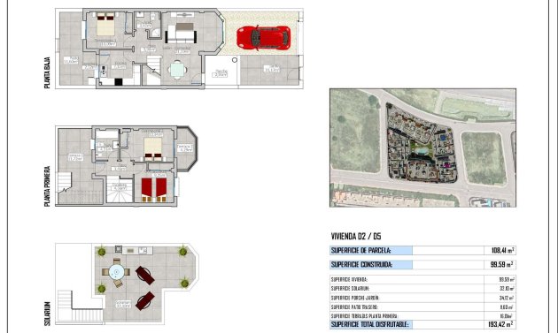 Obra nueva - Adosado -
Cox - San Fernando