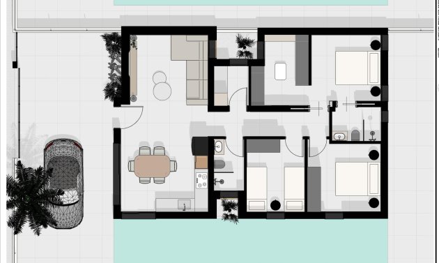 Obra nueva - Villa -
Benijofar - Urb. Monteazul