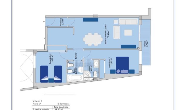 Obra nueva - Apartamento -
San Miguel de Salinas
