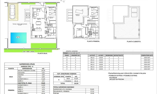 Obra nueva - Villa -
Los Montesinos - La Herrada