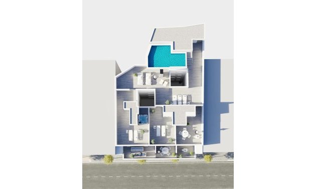 Neue Gebäude - Wohnung -
Torrevieja - Centro