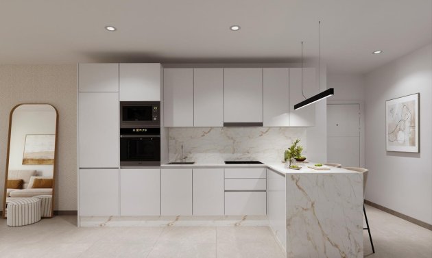 Obra nueva - Apartamento -
Torrevieja - Centro