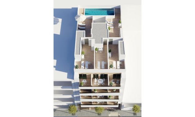 Obra nueva - Apartamento -
Torrevieja - Centro