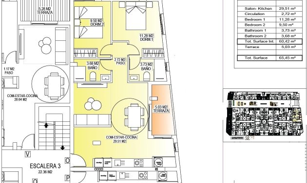 Nybyggnation - Lägenhet -
San Miguel de Salinas - Pueblo