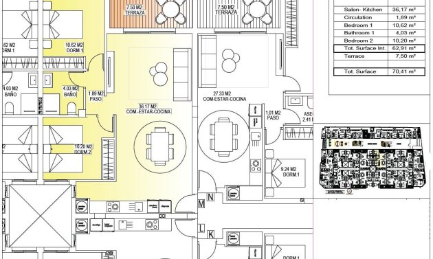 Neue Gebäude - Wohnung -
San Miguel de Salinas - Pueblo