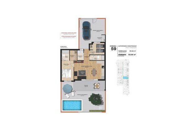 New Build - Bungalow -
Pilar de la Horadada - La Torre De La Horadada