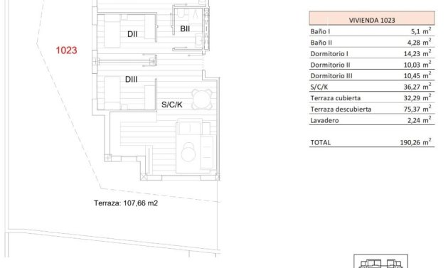 Neue Gebäude - Wohnung -
San Miguel de Salinas - Pueblo