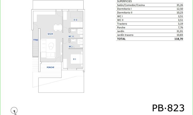 Obra nueva - Bungalow -
San Miguel de Salinas - Pueblo