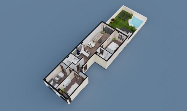 New Build - Apartment -
Pilar de la Horadada - pueblo