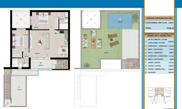 New Build - Bungalow -
San Pedro del Pinatar - Lo Pagan