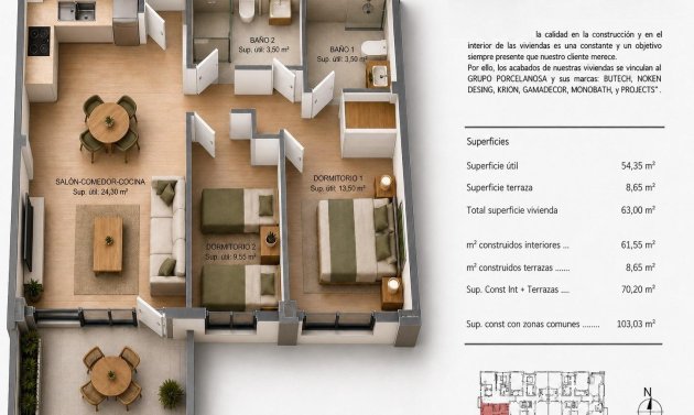 Neue Gebäude - Wohnung -
Villajoyosa - Cala de Finestrat