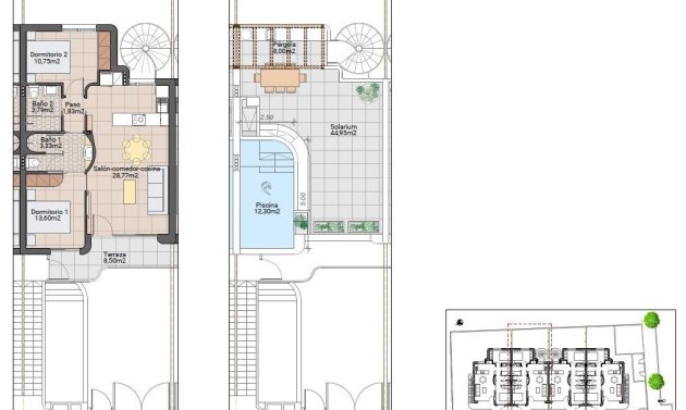 Obra nueva - Bungalow -
Pilar de la Horadada - pueblo