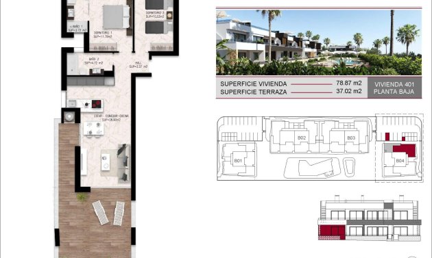 Obra nueva - Bungalow -
Rojales - Lo Marabú