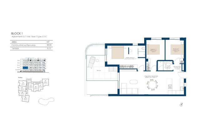 Obra nueva - Apartamento -
Baños y Mendigo - El Valle Golf