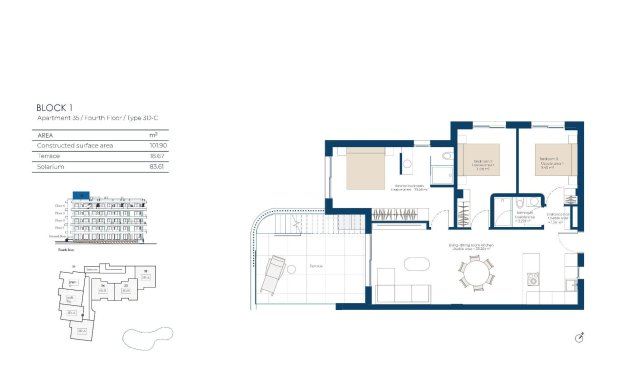 Obra nueva - Apartamento -
Baños y Mendigo - El Valle Golf